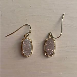 Kendra Scott Iridescent drusy earring
